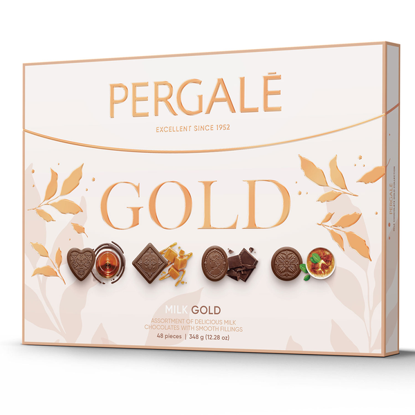 Bombones Pergalé Gold – Caja 48 unidades