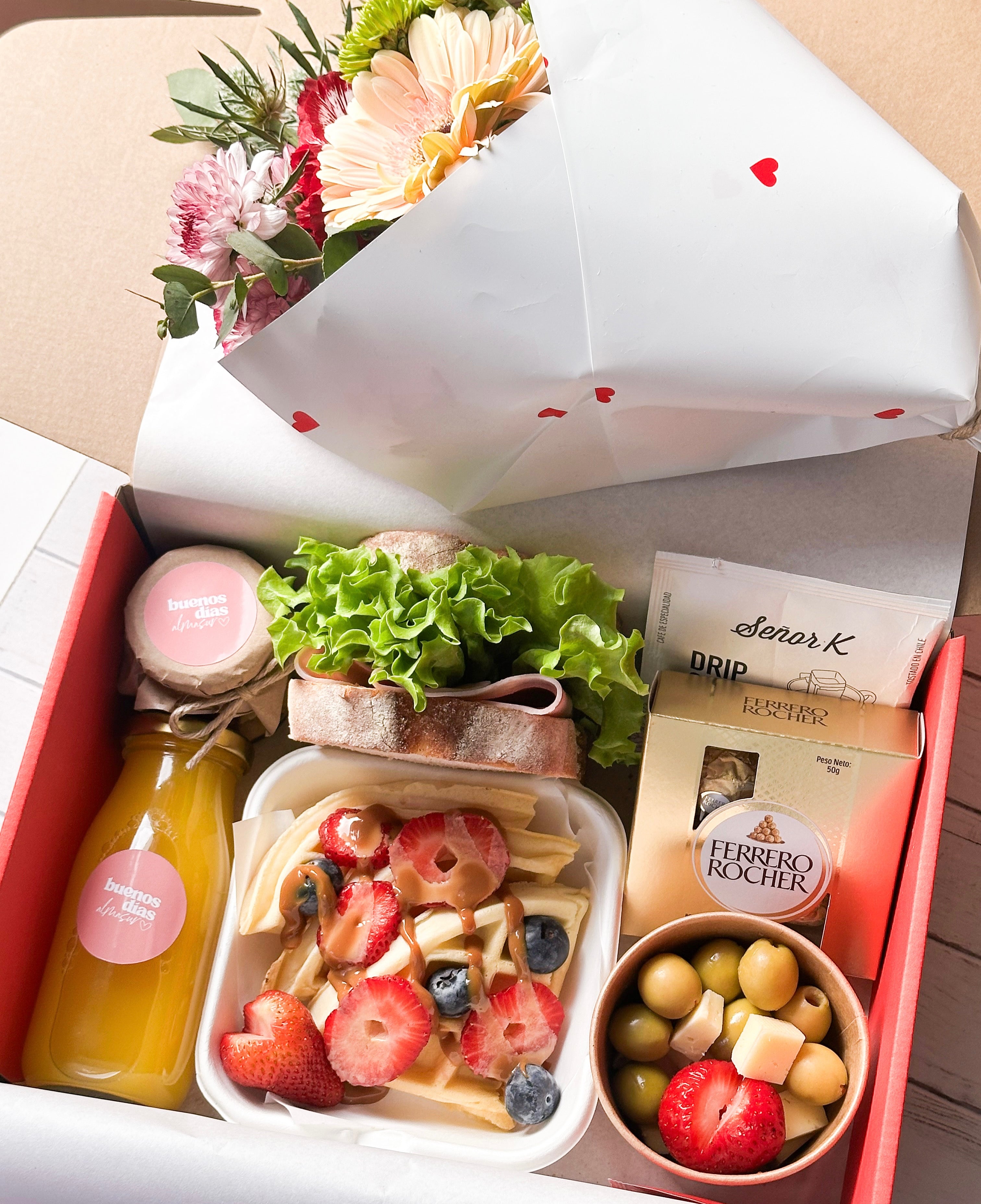 Desayuno Encanto (Incluye ramo flores)