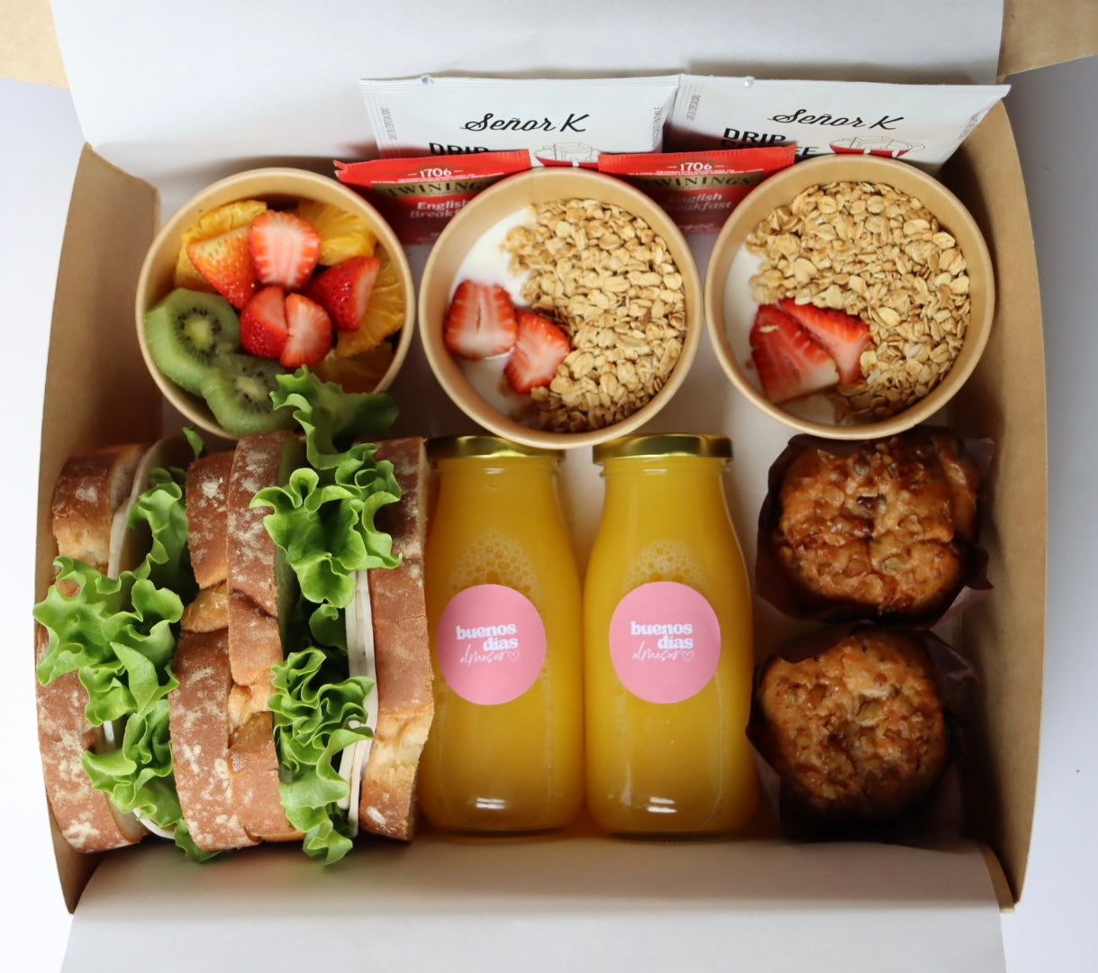 Desayuno Muffin Love Doble